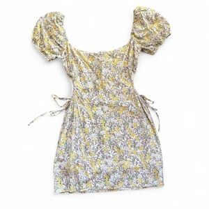 ASTR The Label Soft Cream Cutout Dress Size Small